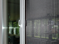 Сетка Плиссе на портальной двери Рехау 70 Сетки Плиссе